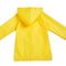 Κίτρινο PU αδιάβροχο αδιάβροχο παιδιών με τον αναπνεύσιμο cOem κουκουλών διαθέσιμο