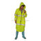 EN71 τυποποιημένη poncho βροχής παλτών PEVA βροχής ενηλίκων υλική αντανακλαστική πεζοπορία
