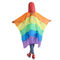 Υπαίθριο Poncho βροχής ουράνιων τόξων μόδας ελαφρύ αδιάβροχο αδιάβροχο της EVA